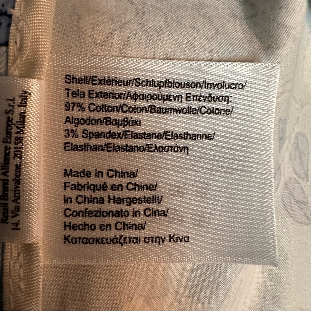 Brooks Brothers Blue and White Stretch Cotton Seersucker Floral Midi Dress, 4 - Picture 10 of 14